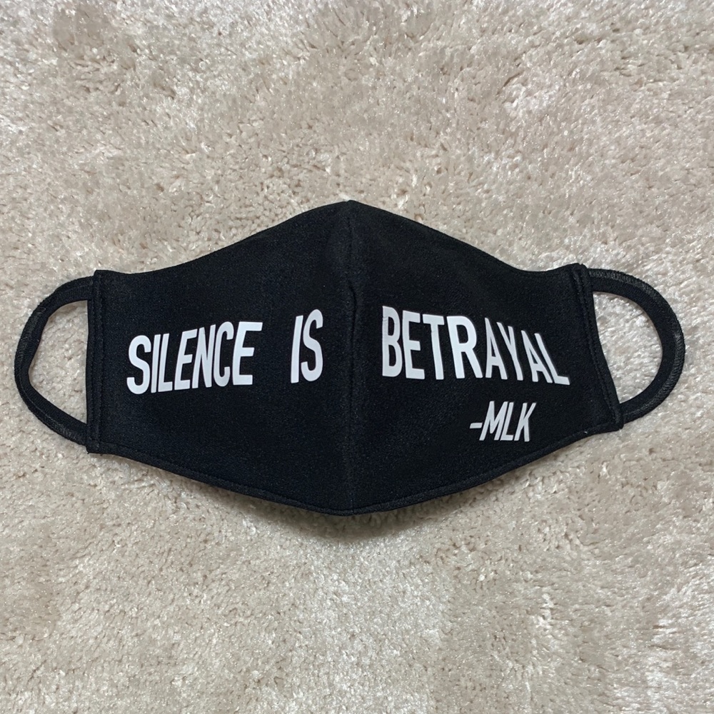 Silence is Betrayal Face Cover